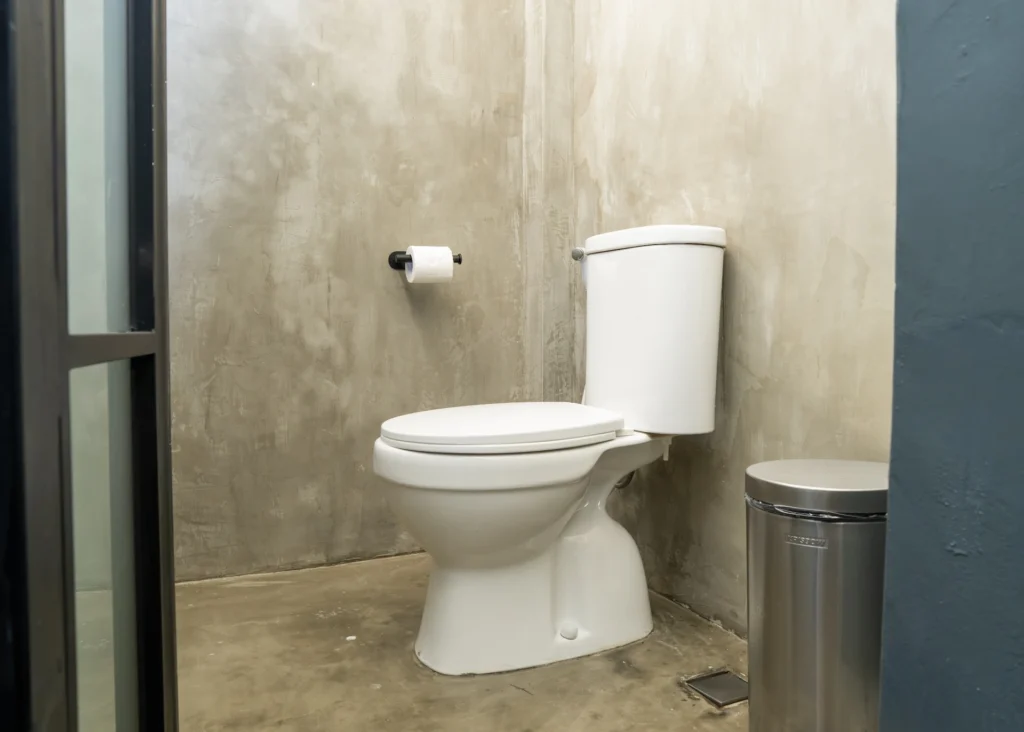 Shared dorm bathroom at Iron Wave Uluwatu surf hostel — photo 3